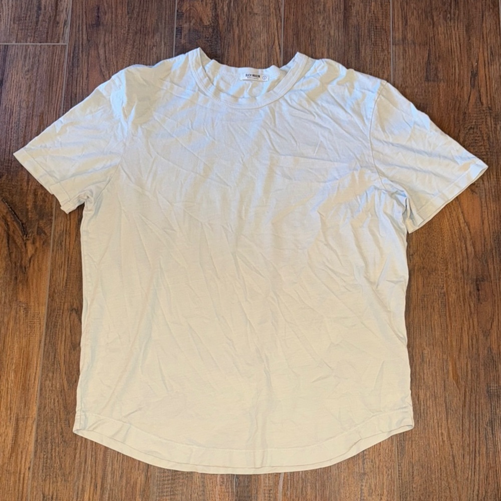 Men's Buck Mason Light Green Tee Size L